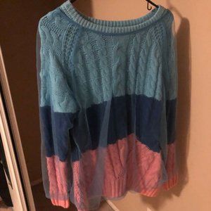 Color sweater